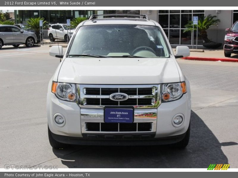 White Suede / Camel 2012 Ford Escape Limited V6