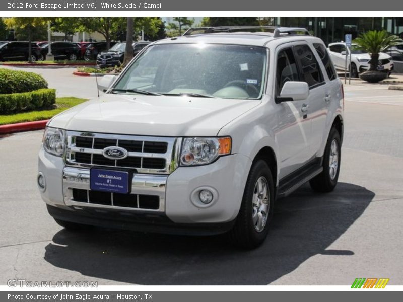 White Suede / Camel 2012 Ford Escape Limited V6