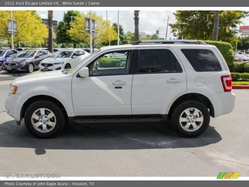White Suede / Camel 2012 Ford Escape Limited V6