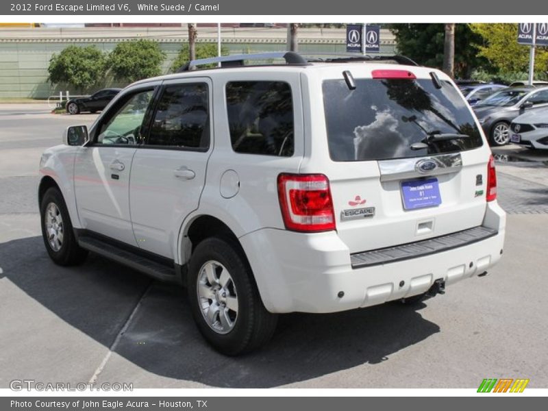 White Suede / Camel 2012 Ford Escape Limited V6