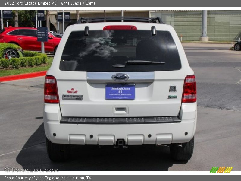 White Suede / Camel 2012 Ford Escape Limited V6