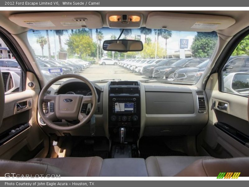 White Suede / Camel 2012 Ford Escape Limited V6