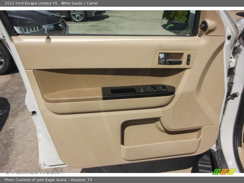 White Suede / Camel 2012 Ford Escape Limited V6