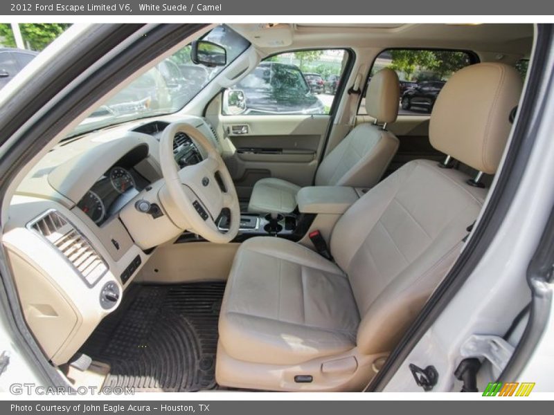 White Suede / Camel 2012 Ford Escape Limited V6