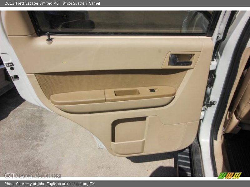 White Suede / Camel 2012 Ford Escape Limited V6