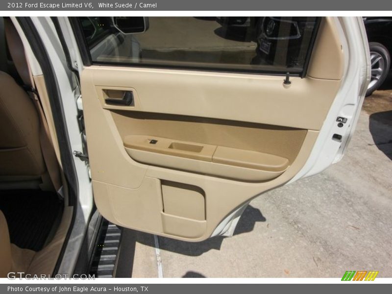 White Suede / Camel 2012 Ford Escape Limited V6