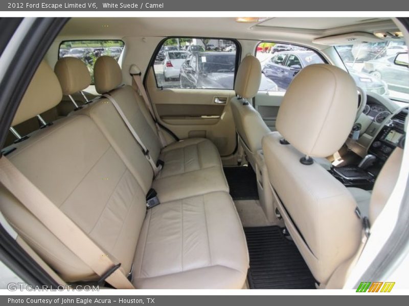 White Suede / Camel 2012 Ford Escape Limited V6