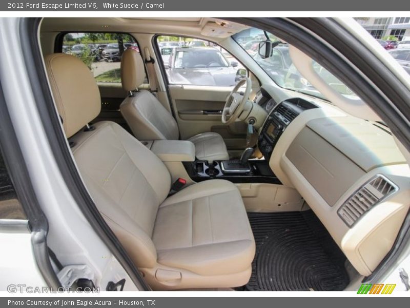 White Suede / Camel 2012 Ford Escape Limited V6
