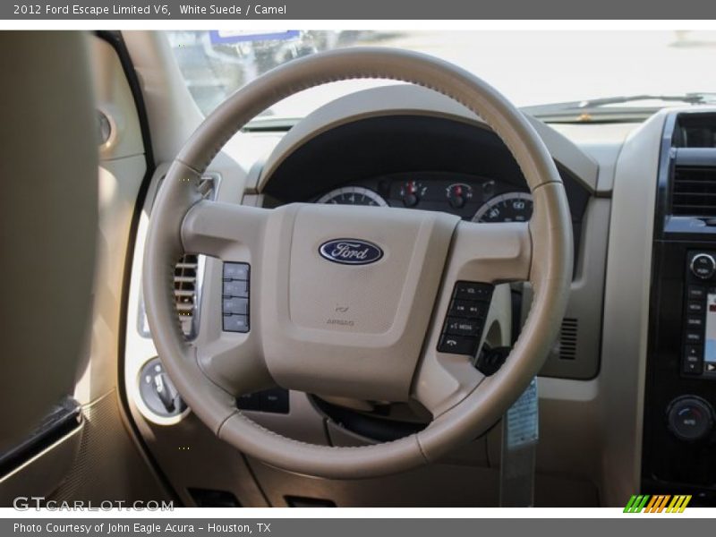 White Suede / Camel 2012 Ford Escape Limited V6