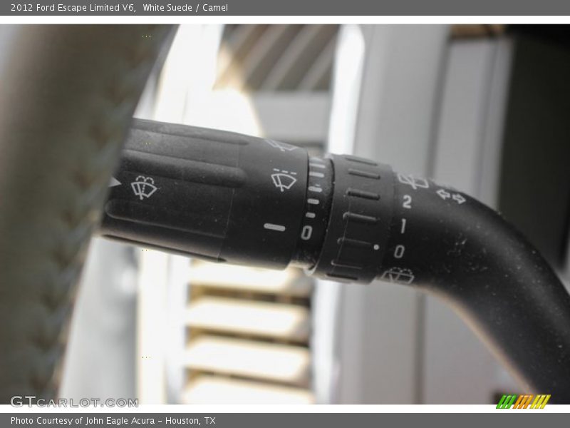 White Suede / Camel 2012 Ford Escape Limited V6