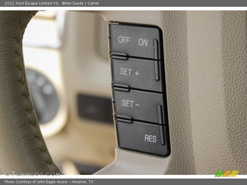 White Suede / Camel 2012 Ford Escape Limited V6