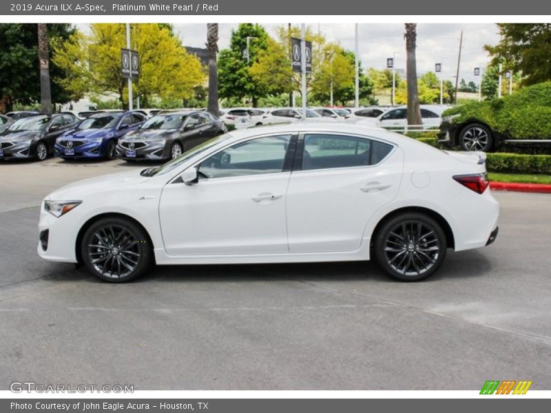  2019 ILX A-Spec Platinum White Pearl