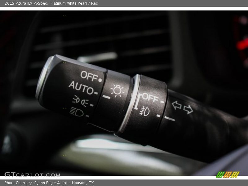 Controls of 2019 ILX A-Spec
