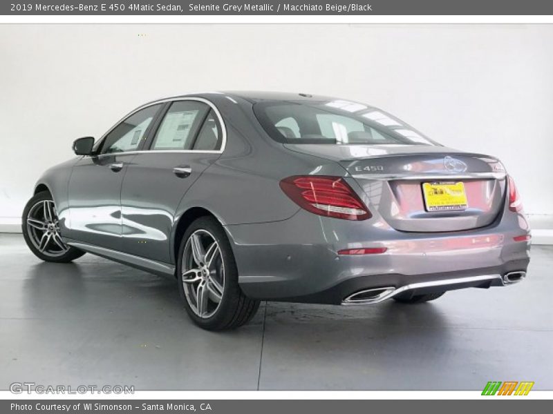 Selenite Grey Metallic / Macchiato Beige/Black 2019 Mercedes-Benz E 450 4Matic Sedan