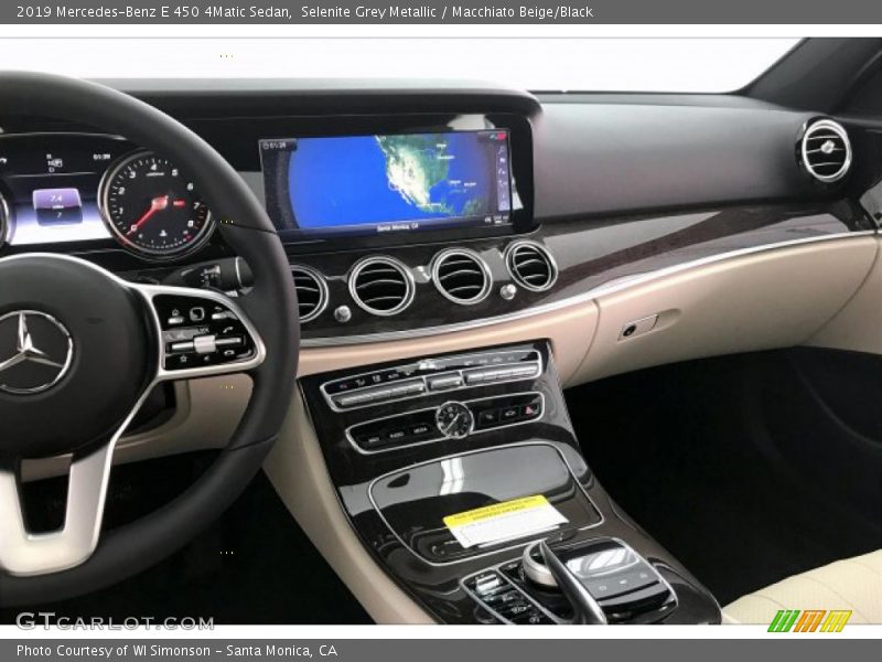 Selenite Grey Metallic / Macchiato Beige/Black 2019 Mercedes-Benz E 450 4Matic Sedan