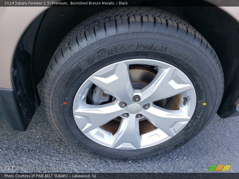 Burnished Bronze Metallic / Black 2014 Subaru Forester 2.5i Premium