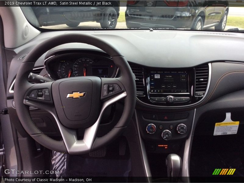 Satin Steel Metallic / Jet Black 2019 Chevrolet Trax LT AWD
