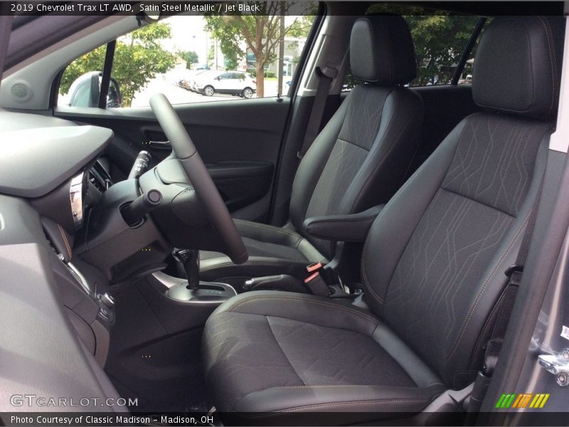 Satin Steel Metallic / Jet Black 2019 Chevrolet Trax LT AWD