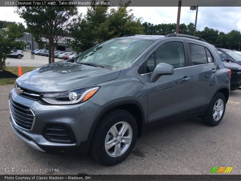 Satin Steel Metallic / Jet Black 2019 Chevrolet Trax LT AWD