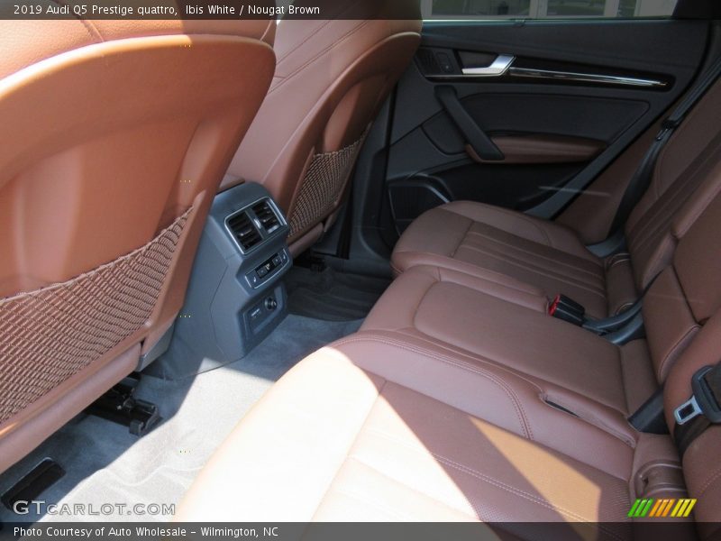 Ibis White / Nougat Brown 2019 Audi Q5 Prestige quattro