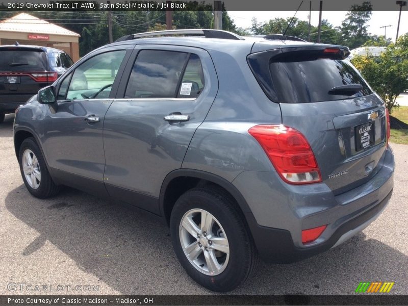 Satin Steel Metallic / Jet Black 2019 Chevrolet Trax LT AWD