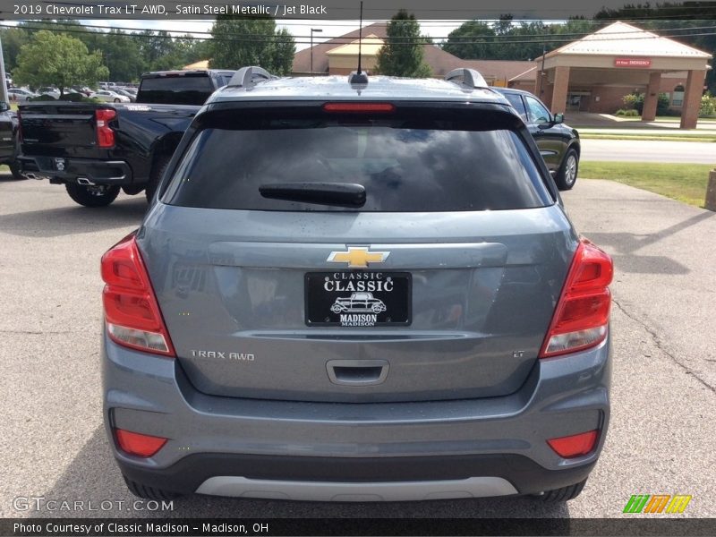 Satin Steel Metallic / Jet Black 2019 Chevrolet Trax LT AWD