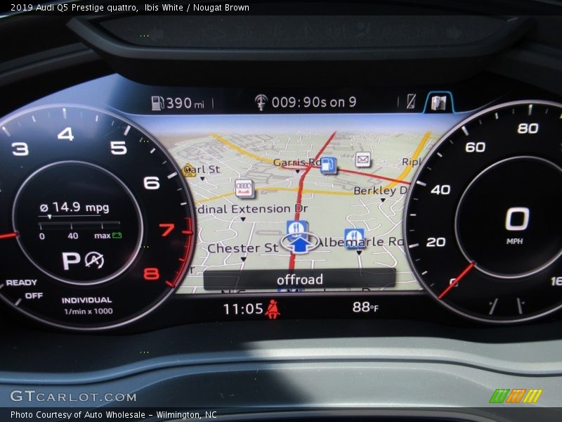 Navigation of 2019 Q5 Prestige quattro