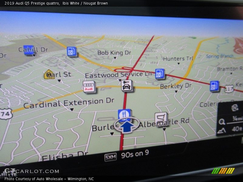 Navigation of 2019 Q5 Prestige quattro