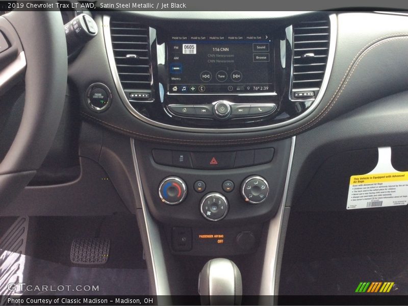 Satin Steel Metallic / Jet Black 2019 Chevrolet Trax LT AWD