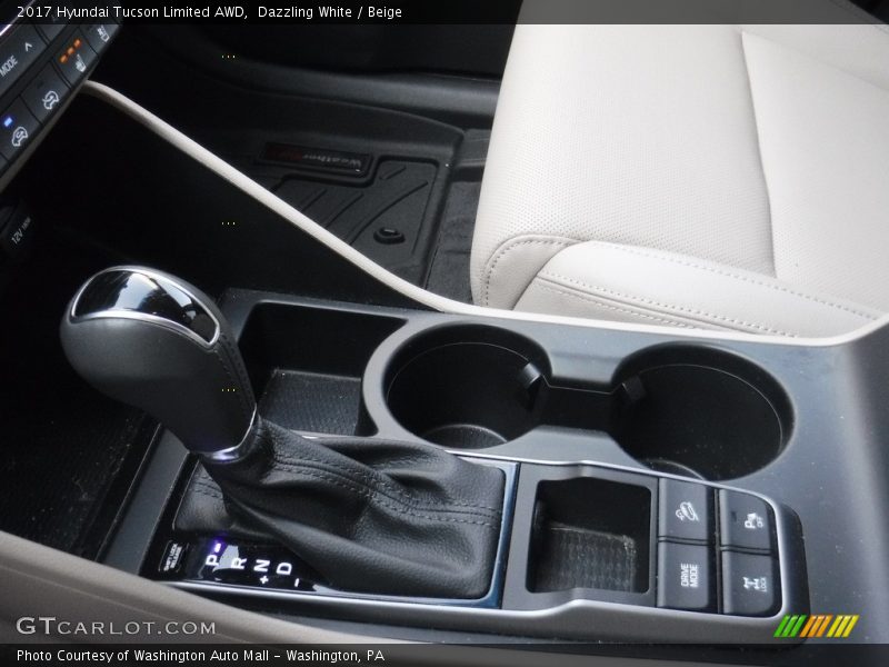 Dazzling White / Beige 2017 Hyundai Tucson Limited AWD