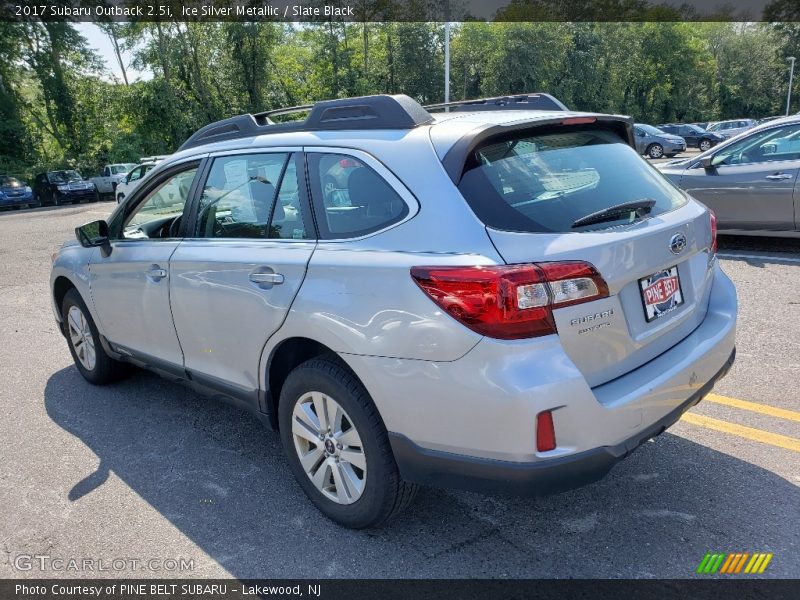 Ice Silver Metallic / Slate Black 2017 Subaru Outback 2.5i