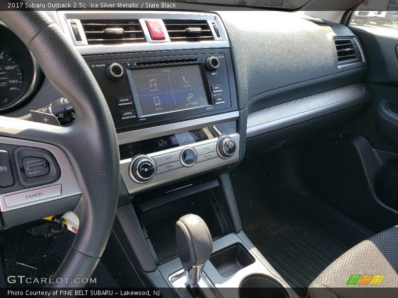 Ice Silver Metallic / Slate Black 2017 Subaru Outback 2.5i