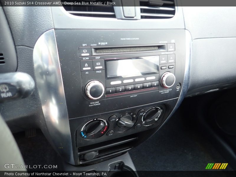 Deep Sea Blue Metallic / Black 2010 Suzuki SX4 Crossover AWD