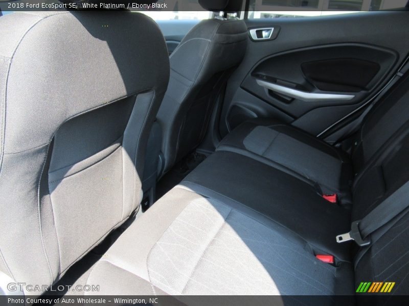 White Platinum / Ebony Black 2018 Ford EcoSport SE