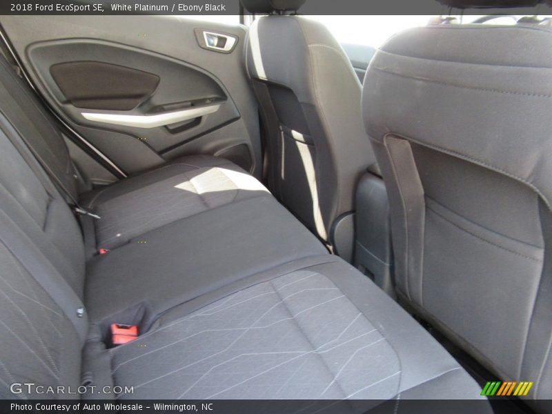 White Platinum / Ebony Black 2018 Ford EcoSport SE