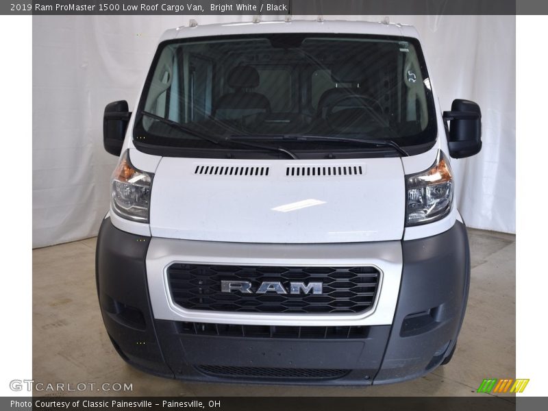 Bright White / Black 2019 Ram ProMaster 1500 Low Roof Cargo Van