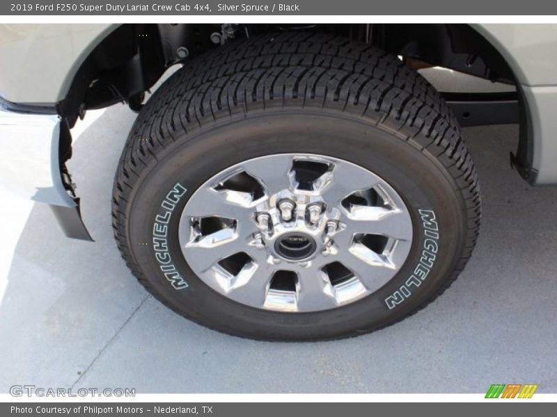 Silver Spruce / Black 2019 Ford F250 Super Duty Lariat Crew Cab 4x4