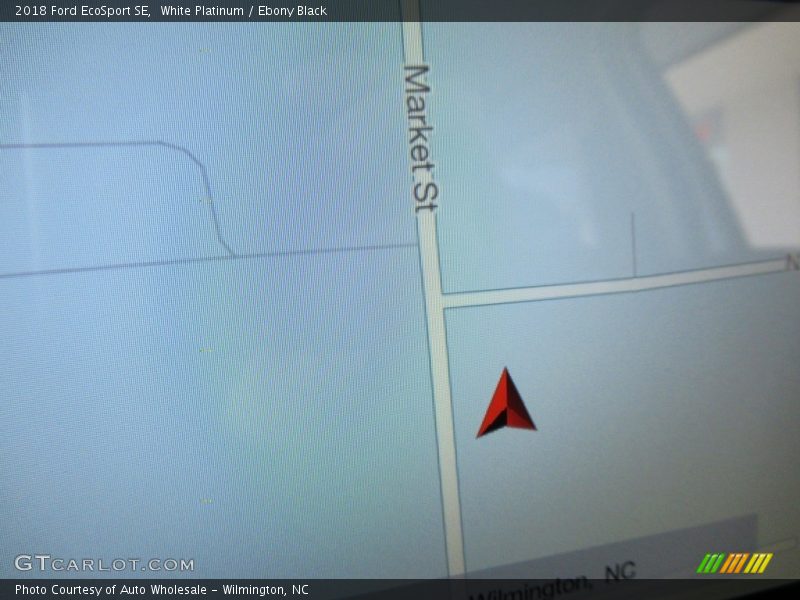 White Platinum / Ebony Black 2018 Ford EcoSport SE