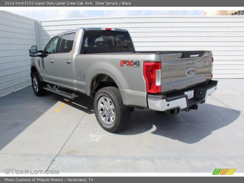 Silver Spruce / Black 2019 Ford F250 Super Duty Lariat Crew Cab 4x4