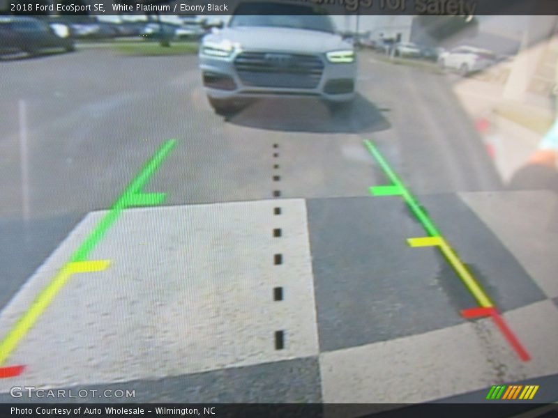 White Platinum / Ebony Black 2018 Ford EcoSport SE