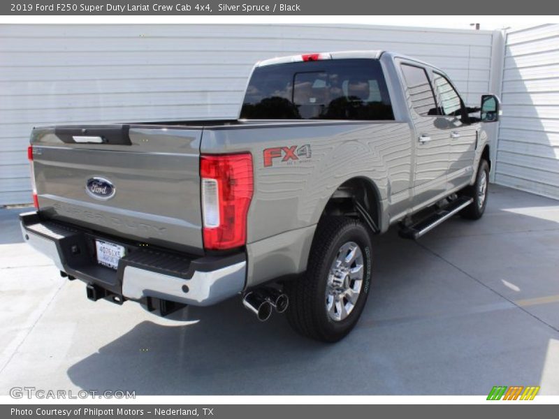 Silver Spruce / Black 2019 Ford F250 Super Duty Lariat Crew Cab 4x4