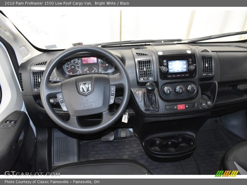 Bright White / Black 2019 Ram ProMaster 1500 Low Roof Cargo Van