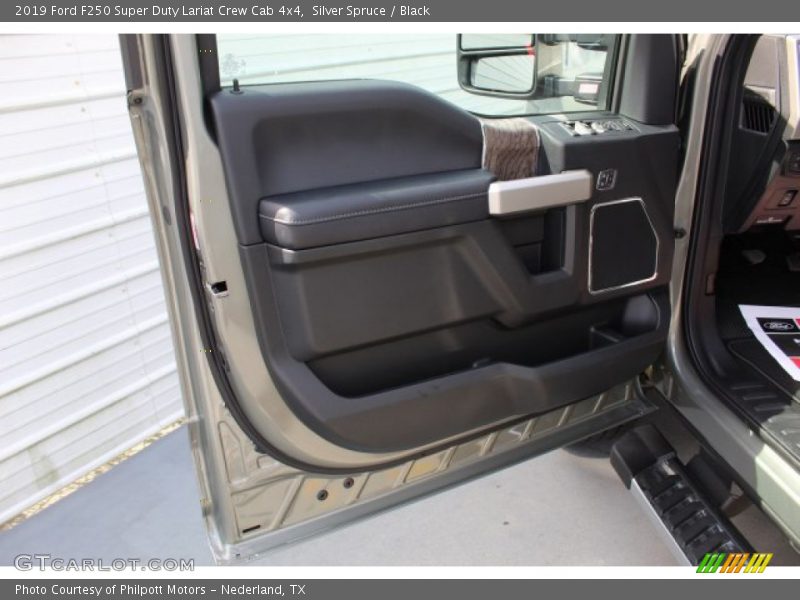 Silver Spruce / Black 2019 Ford F250 Super Duty Lariat Crew Cab 4x4