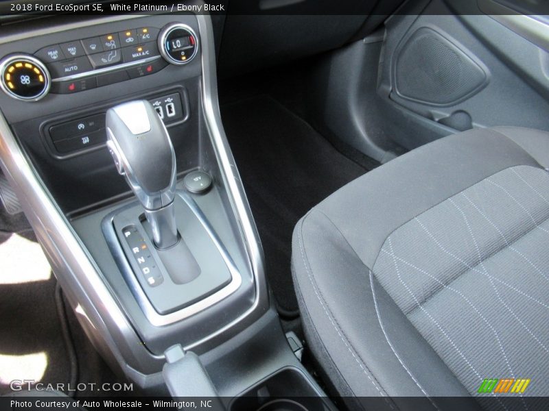 White Platinum / Ebony Black 2018 Ford EcoSport SE