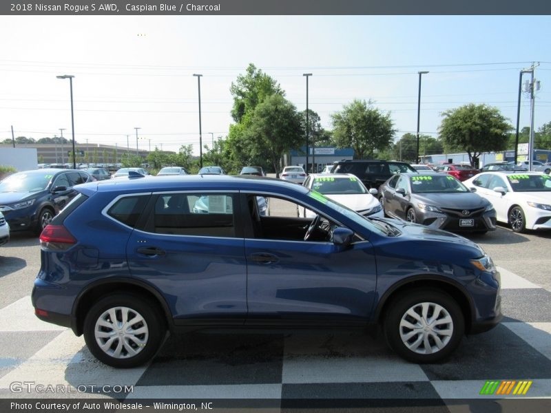 Caspian Blue / Charcoal 2018 Nissan Rogue S AWD