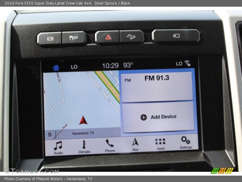 Silver Spruce / Black 2019 Ford F250 Super Duty Lariat Crew Cab 4x4
