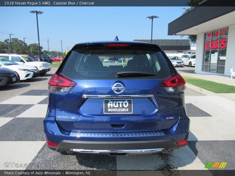 Caspian Blue / Charcoal 2018 Nissan Rogue S AWD
