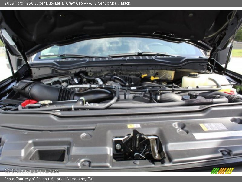 Silver Spruce / Black 2019 Ford F250 Super Duty Lariat Crew Cab 4x4