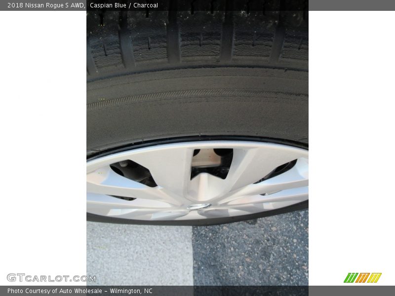 Caspian Blue / Charcoal 2018 Nissan Rogue S AWD