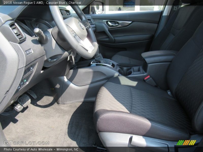 Caspian Blue / Charcoal 2018 Nissan Rogue S AWD